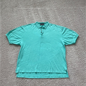 4XL Polo Shirt RIVERS END Trading Co.‎ Aqua Turquoise 100% Cotton Men’s